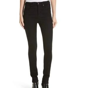 Veronica Beard Kate 10” Skinny raven black Jeans sz 26